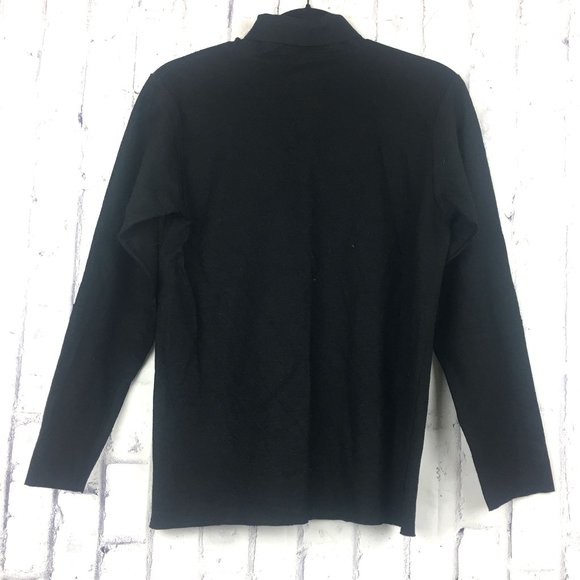 Sou Sou Shusei Overlapping Cowl Neck Unisex Black - Picture 5 of 8